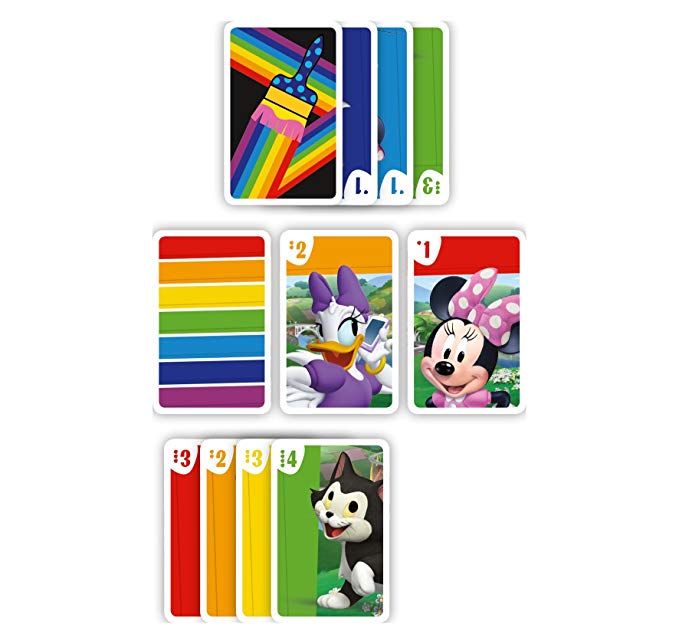 Disney Minnie Mouse Rainbow Rummy Card Game